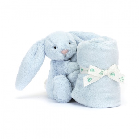 Bashful Blue Bunny soother / Doudou