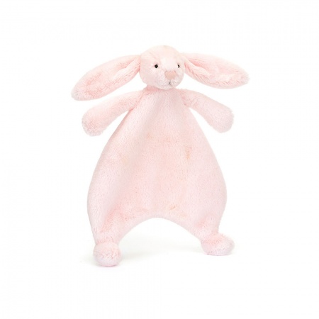 Bashful Pink Bunny Comforter / Doudou