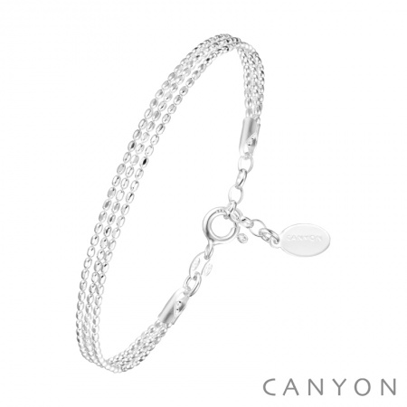 Bracelet en Argent TROIS CHAINES