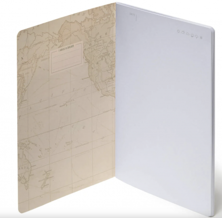 CAHIER BLANC - QUADERNO - MEDIUM - TRAVEL