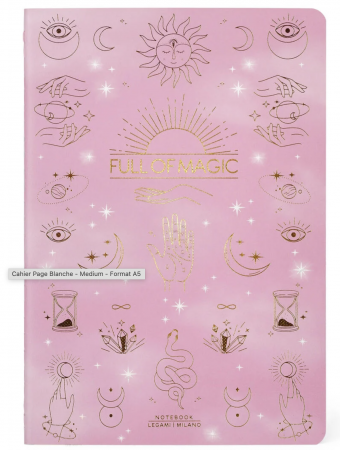 CAHIER BLANC - QUADERNO- MEDIUM - MAGIC