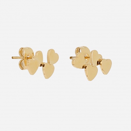 EARRINGS Arisa GOLD STEEL