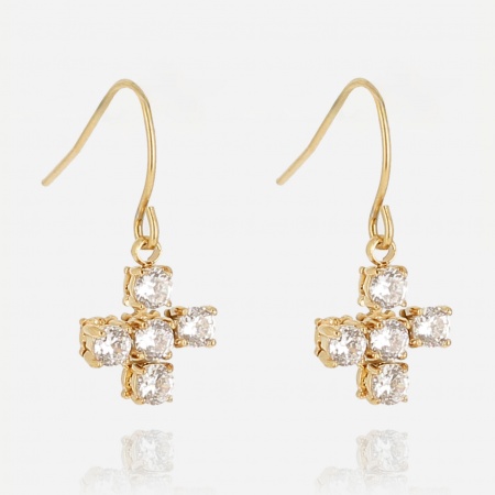 EARRINGS Conti GOLD STEEL