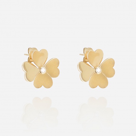 EARRINGS Giorgio GOLD STEEL