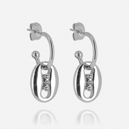 EARRINGS Otto STEEL