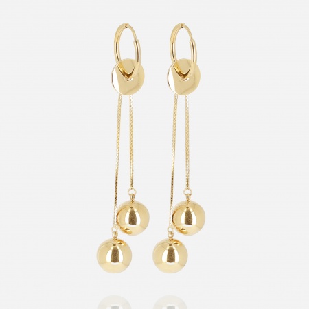 EARRINGS Portman GOLD STEEL