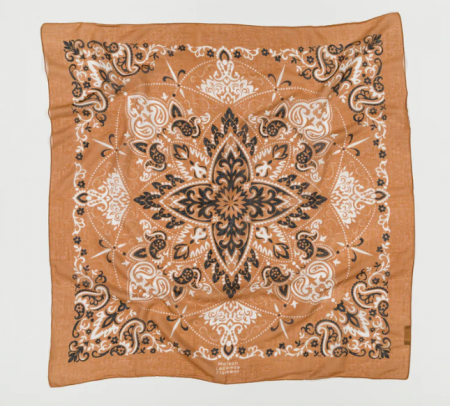 Foulard bandana camel