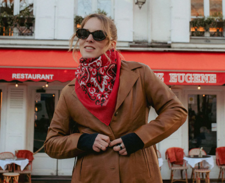 Foulard Bandana rouge