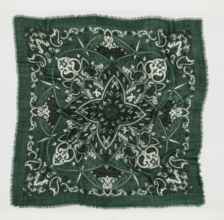 Foulard Bandana vert forêt LS