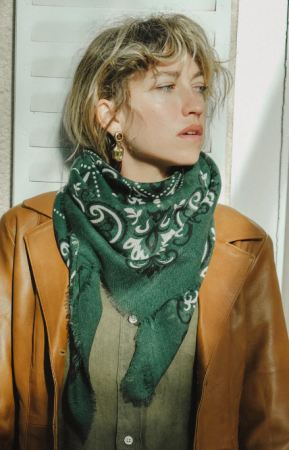 Foulard Bandana vert forêt LS