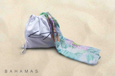 Kit de Plage - Serviette de plage & Pareo - Bahamas