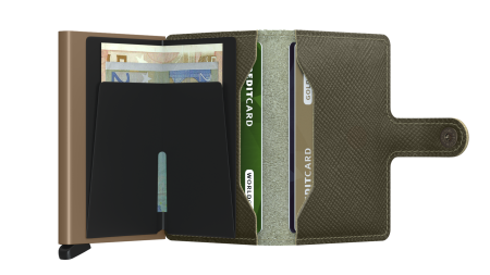 Miniwallet Saffiano Olive