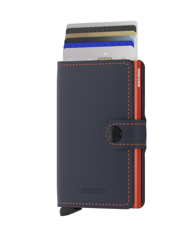 MM-Nightblue & Orange\nMiniwallet Matte Nightblue & Orange