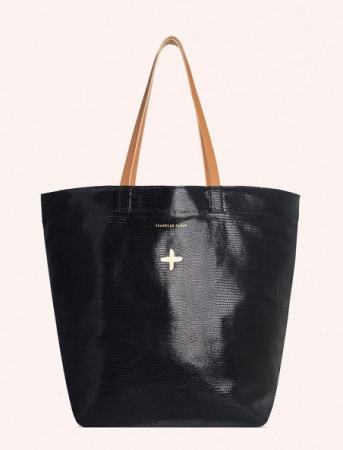 Sac en cuir LANER - Turtle noir