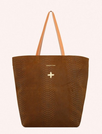 Sac en Cuir LANER SNAKE NATURAL