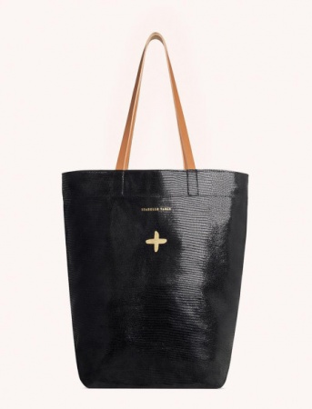 Sac en cuir MESTER - Turtle noir