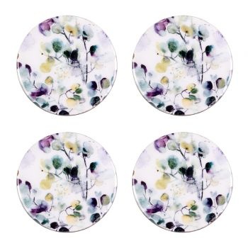 Set de 4 Dessous de verre de la collection \ GARDEN\  - Ø10cm