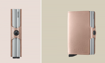 Twinwallet Metallic Rose